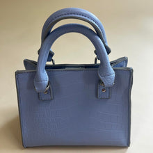 Load image into Gallery viewer, Wild Fable blue croc textured handbag
