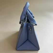 Load image into Gallery viewer, Wild Fable blue croc textured handbag
