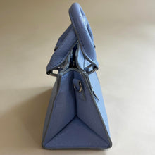 Load image into Gallery viewer, Wild Fable blue croc textured handbag
