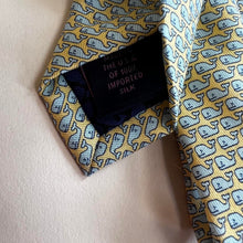 Load image into Gallery viewer, Vineyard Vines Whale Silk Tie
