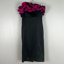 Load image into Gallery viewer, Vintage RARE Bebe ruffle cocktail dress
