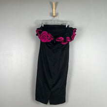 Load image into Gallery viewer, Vintage RARE Bebe ruffle cocktail dress

