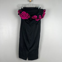 Load image into Gallery viewer, Vintage RARE Bebe ruffle cocktail dress

