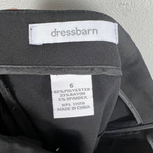 Load image into Gallery viewer, Dressbarn Black Midi Skirt
