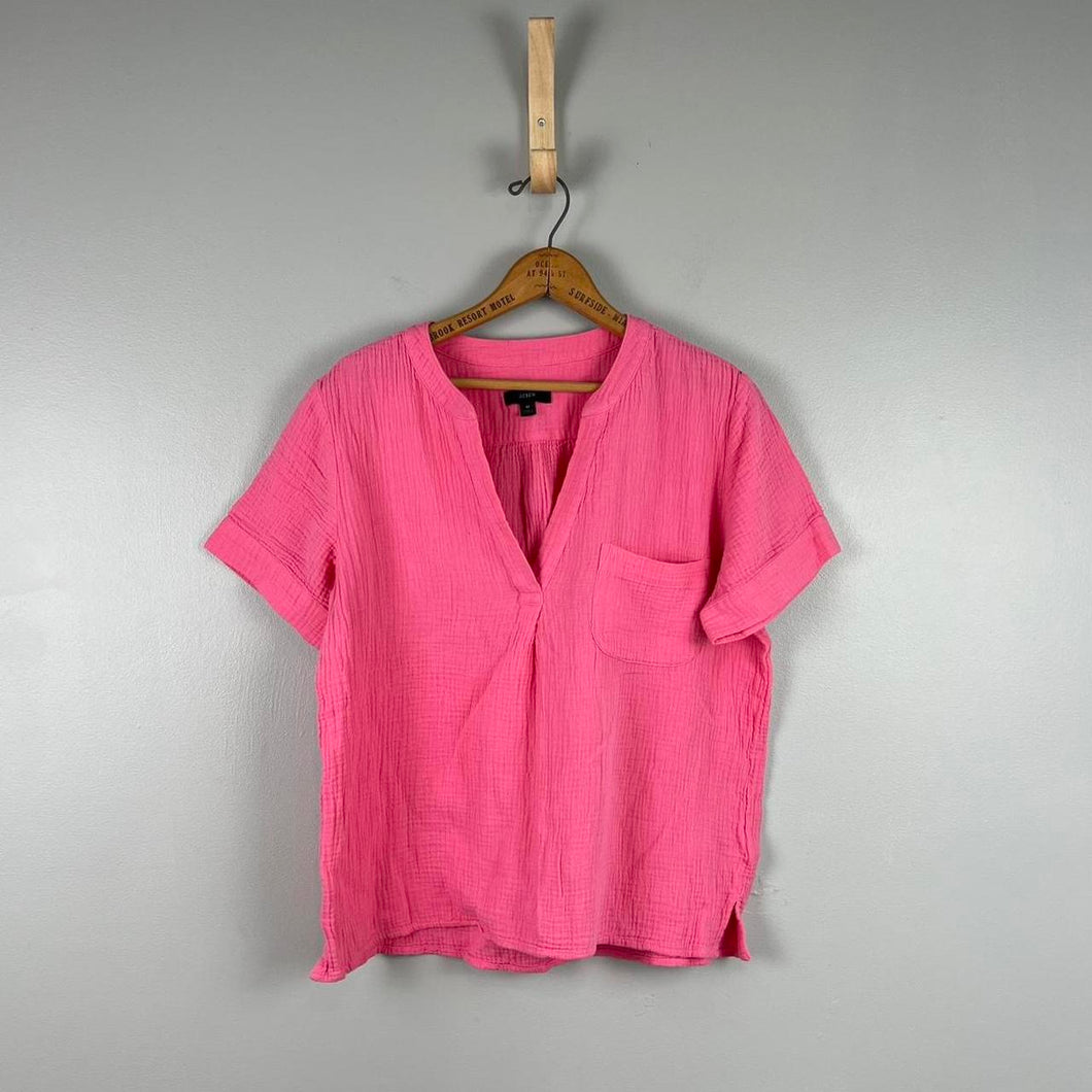 J.Crew gauze blouse