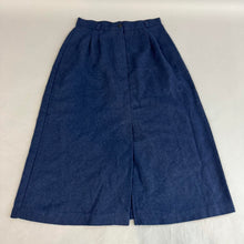 Load image into Gallery viewer, Vintage 70s navy skirt
