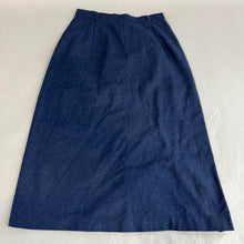 Load image into Gallery viewer, Vintage 70s navy skirt
