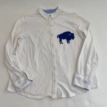 Load image into Gallery viewer, Reworked Buffalo button down blouse
