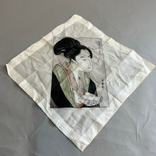 Load image into Gallery viewer, Japanese Ukiyo-e style square scarf
