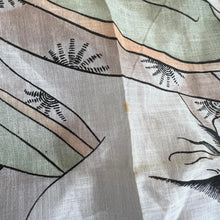 Load image into Gallery viewer, Japanese Ukiyo-e style square scarf
