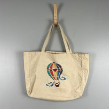 Load image into Gallery viewer, Vintage hot air balloon tote bag
