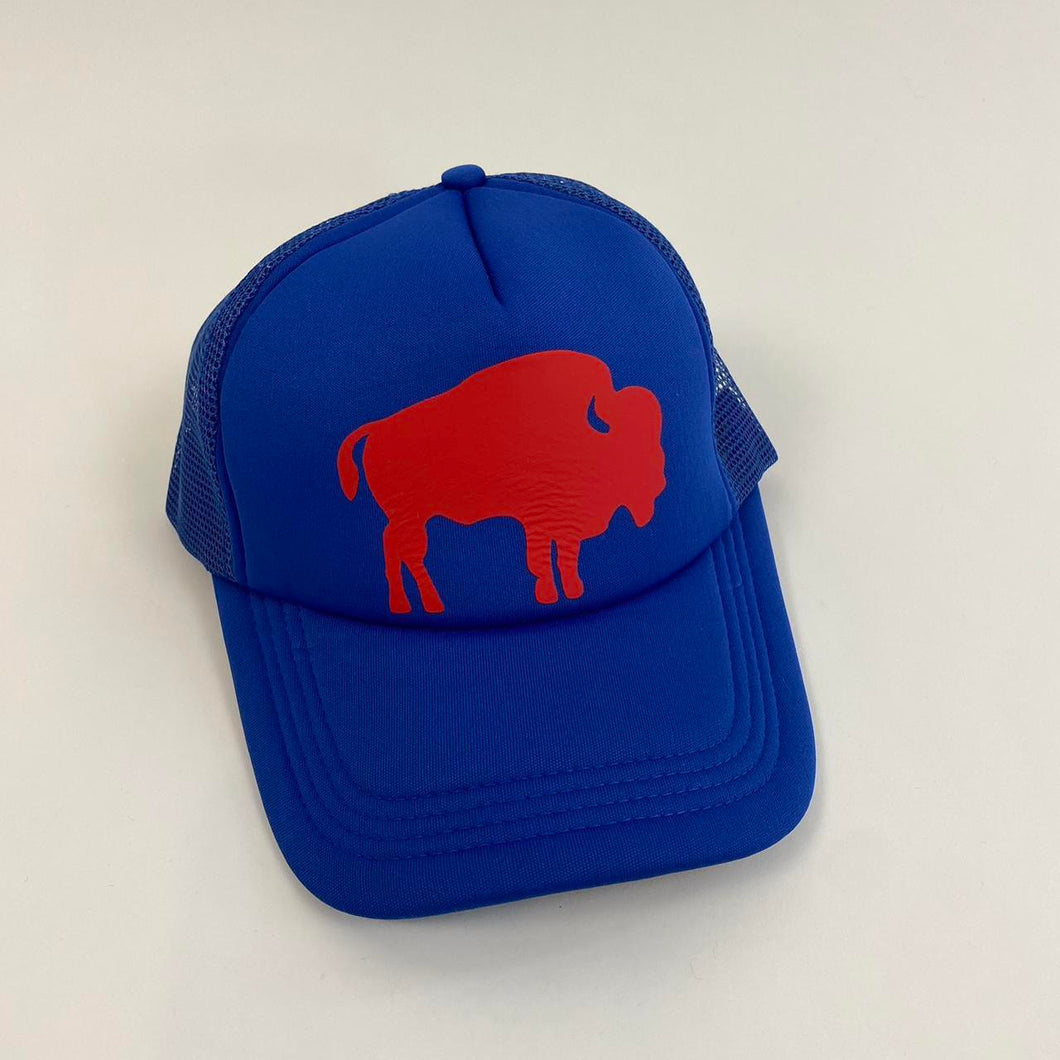 Custom big buffalo trucker hat