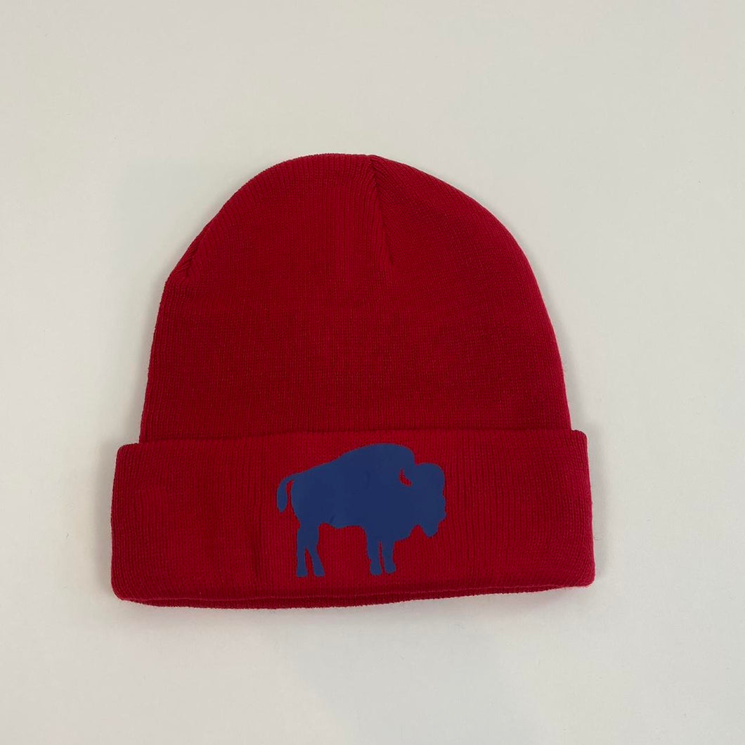 Custom big buffalo beanie