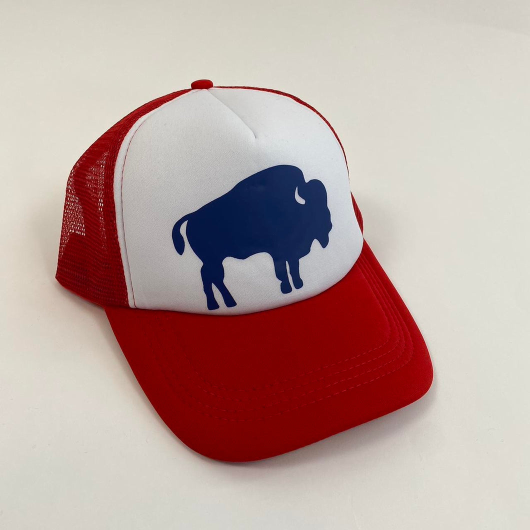 Custom big buffalo trucker hat