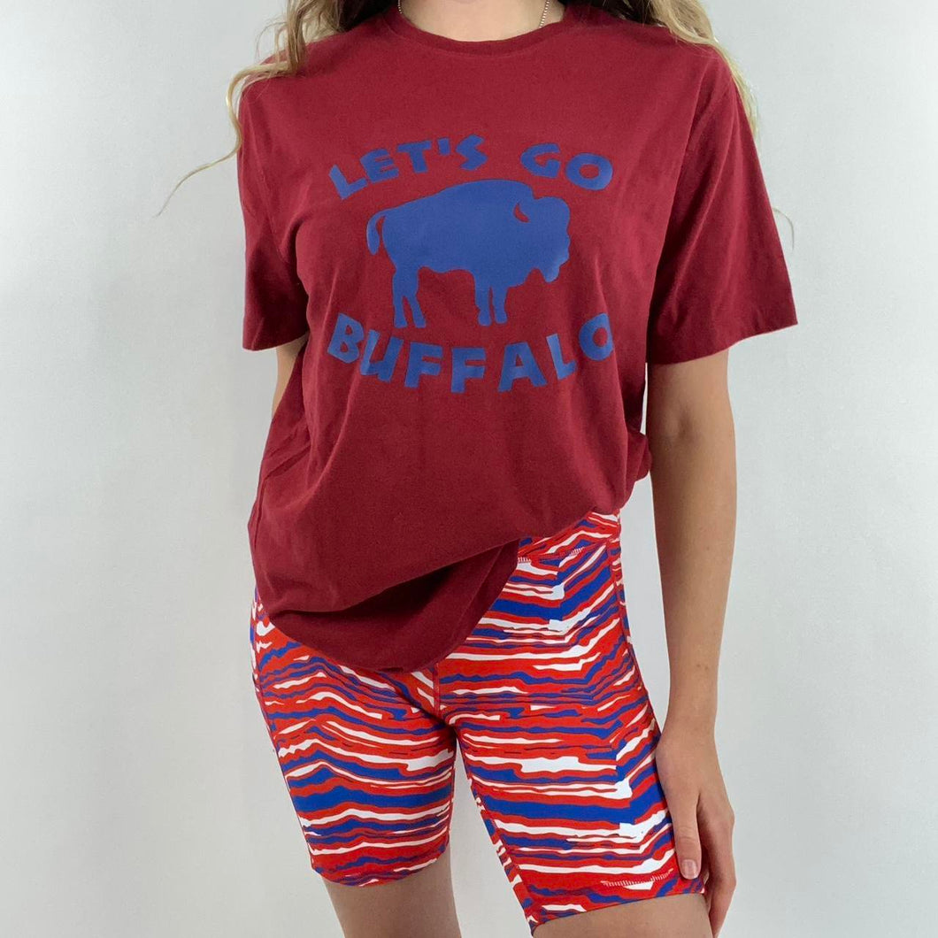 Reworked let’s go buffalo t-shirt