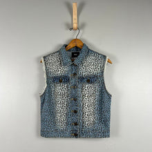 Load image into Gallery viewer, BDG denim cheetah vest
