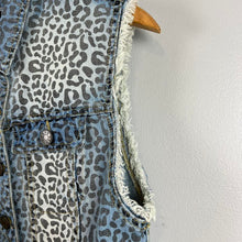 Load image into Gallery viewer, BDG denim cheetah vest
