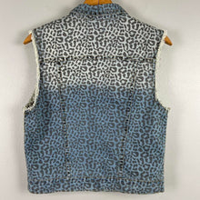 Load image into Gallery viewer, BDG denim cheetah vest
