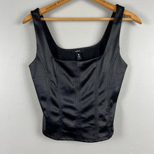 Load image into Gallery viewer, Aqua corset tank top
