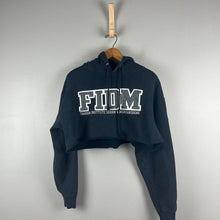 Load image into Gallery viewer, FIDM cropped college hoodie

