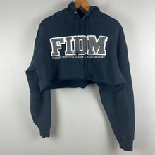 Load image into Gallery viewer, FIDM cropped college hoodie
