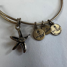 Load image into Gallery viewer, Alex and Ani starfish charm bracelet
