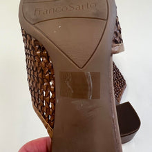 Load image into Gallery viewer, Franco Sarto Woven Leather Mules
