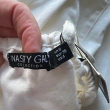 Load image into Gallery viewer, NASTY GAL white denim dress
