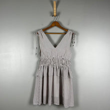 Load image into Gallery viewer, Line + Dot striped mini dress
