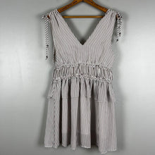 Load image into Gallery viewer, Line + Dot striped mini dress
