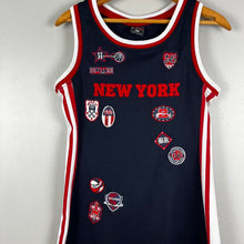 Load image into Gallery viewer, Y2K Baby Score NY Basketball Jersey Dress
