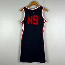 Load image into Gallery viewer, Y2K Baby Score NY Basketball Jersey Dress
