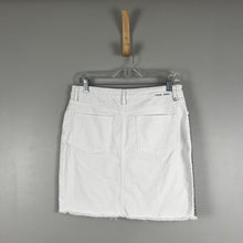 Load image into Gallery viewer, Etienne Marcel white denim mini skirt
