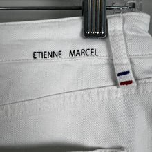 Load image into Gallery viewer, Etienne Marcel white denim mini skirt
