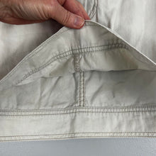 Load image into Gallery viewer, Express cream denim Mini Skirt
