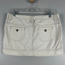 Load image into Gallery viewer, Express cream denim Mini Skirt
