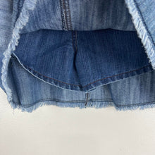 Load image into Gallery viewer, Y2K Faded Glory blue denim mini skort
