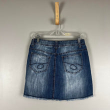 Load image into Gallery viewer, Y2K Faded Glory blue denim mini skort
