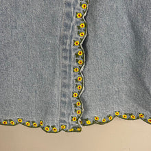 Load image into Gallery viewer, Y2K AMI Paris denim wrap skirt
