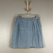 Load image into Gallery viewer, Y2K AMI Paris denim wrap skirt
