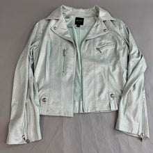 Load image into Gallery viewer, Insight faux leather metallic jacket
