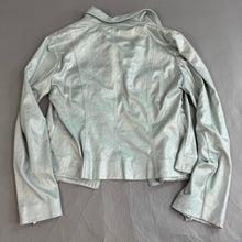 Load image into Gallery viewer, Insight faux leather metallic jacket
