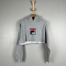Load image into Gallery viewer, Fila cropped hoodie
