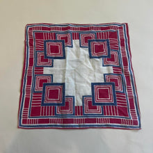 Load image into Gallery viewer, Vintage abstract handkerchief
