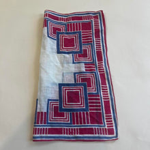 Load image into Gallery viewer, Vintage abstract handkerchief
