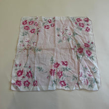 Load image into Gallery viewer, Vintage floral handkerchief
