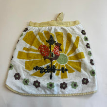 Load image into Gallery viewer, Rooster 70s terry cloth apron
