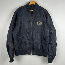 Load image into Gallery viewer, Jack Daniel’s bomber jacket
