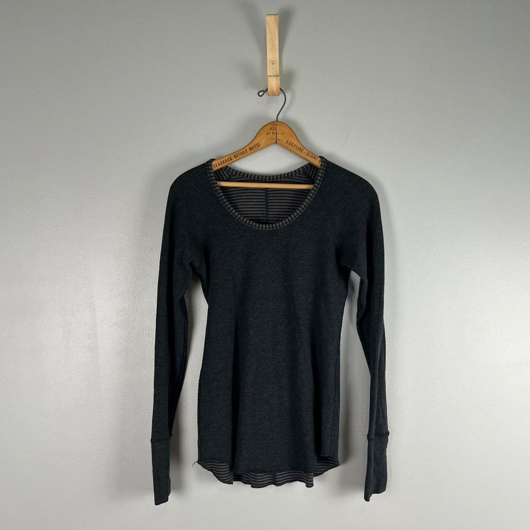 Retro Lululemon open your heart top