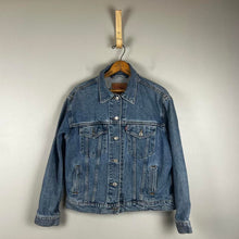 Load image into Gallery viewer, Levi’s blue jean jacket
